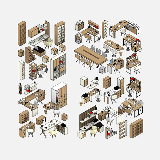 Office Furniture - Pack01