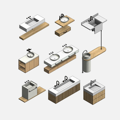 Bathroom Vanities - Pack02