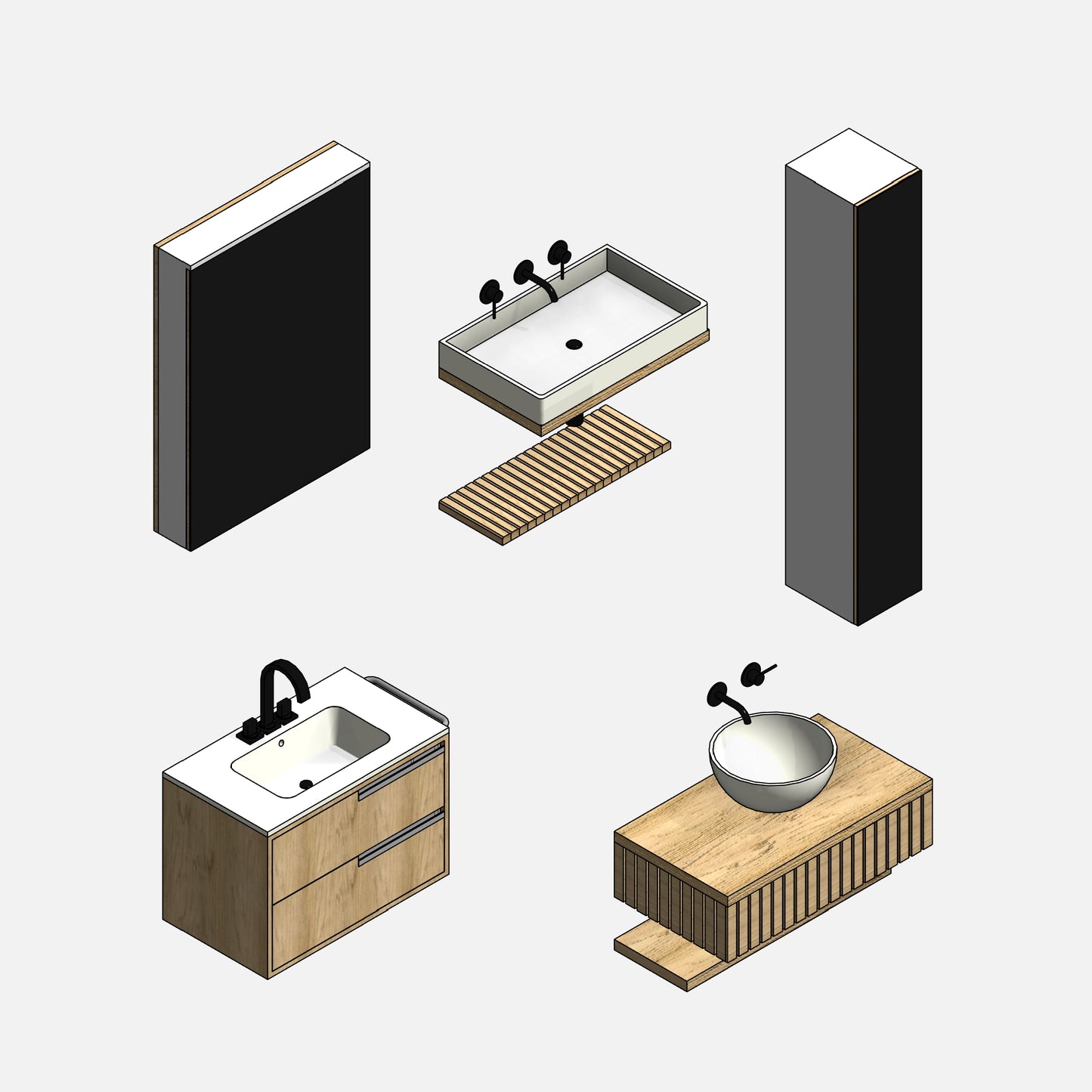 Bathroom Vanities - Pack01