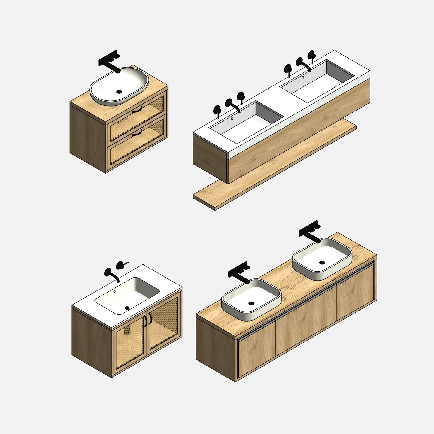 Bathroom Vanities - Pack01