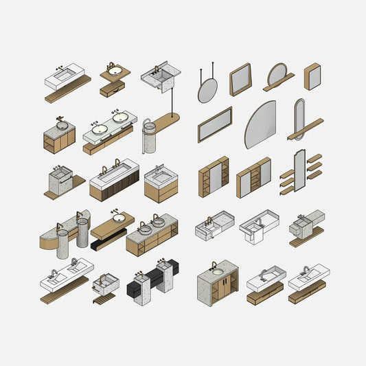 Bathroom Vanities - Pack02