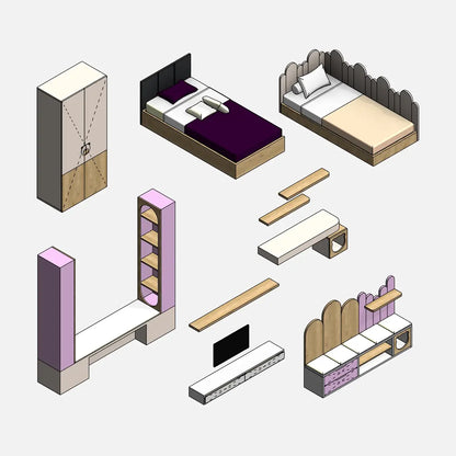 Bedroom Furniture - Pack01