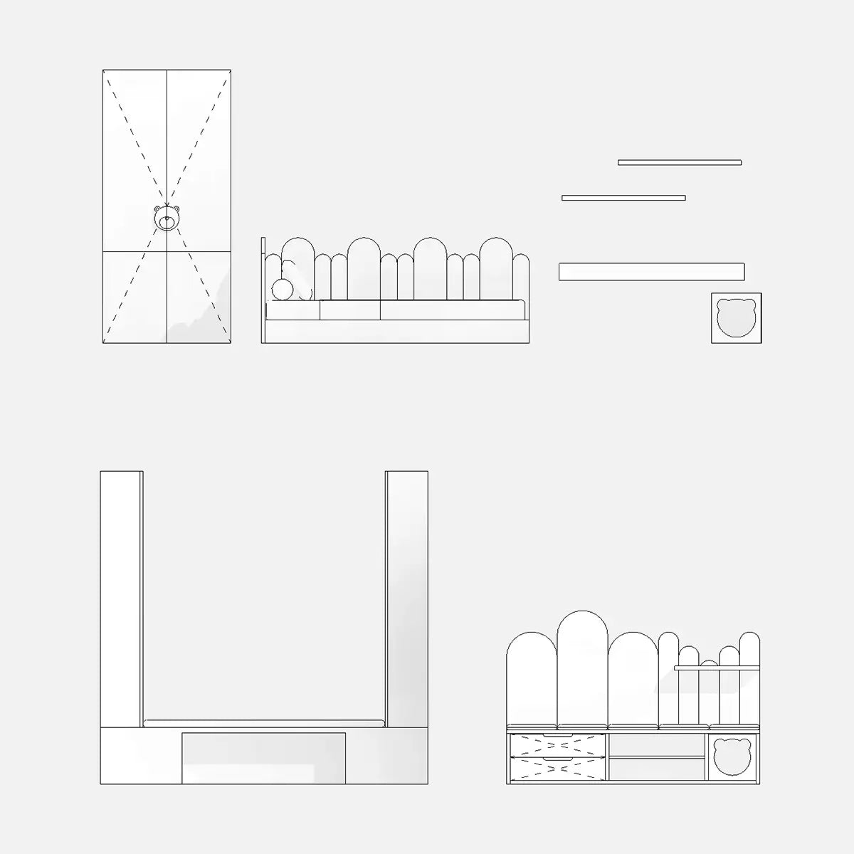 Bedroom Furniture - Pack01
