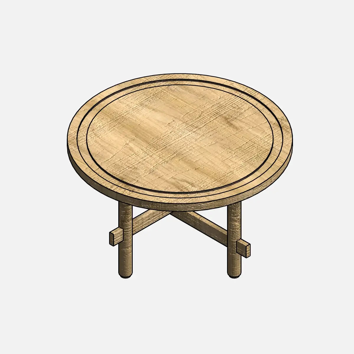 Coffee Table 02 — Free Revit Family