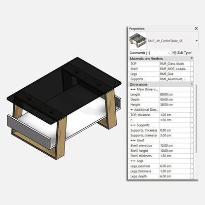 Coffee Tables Collection - Pack01