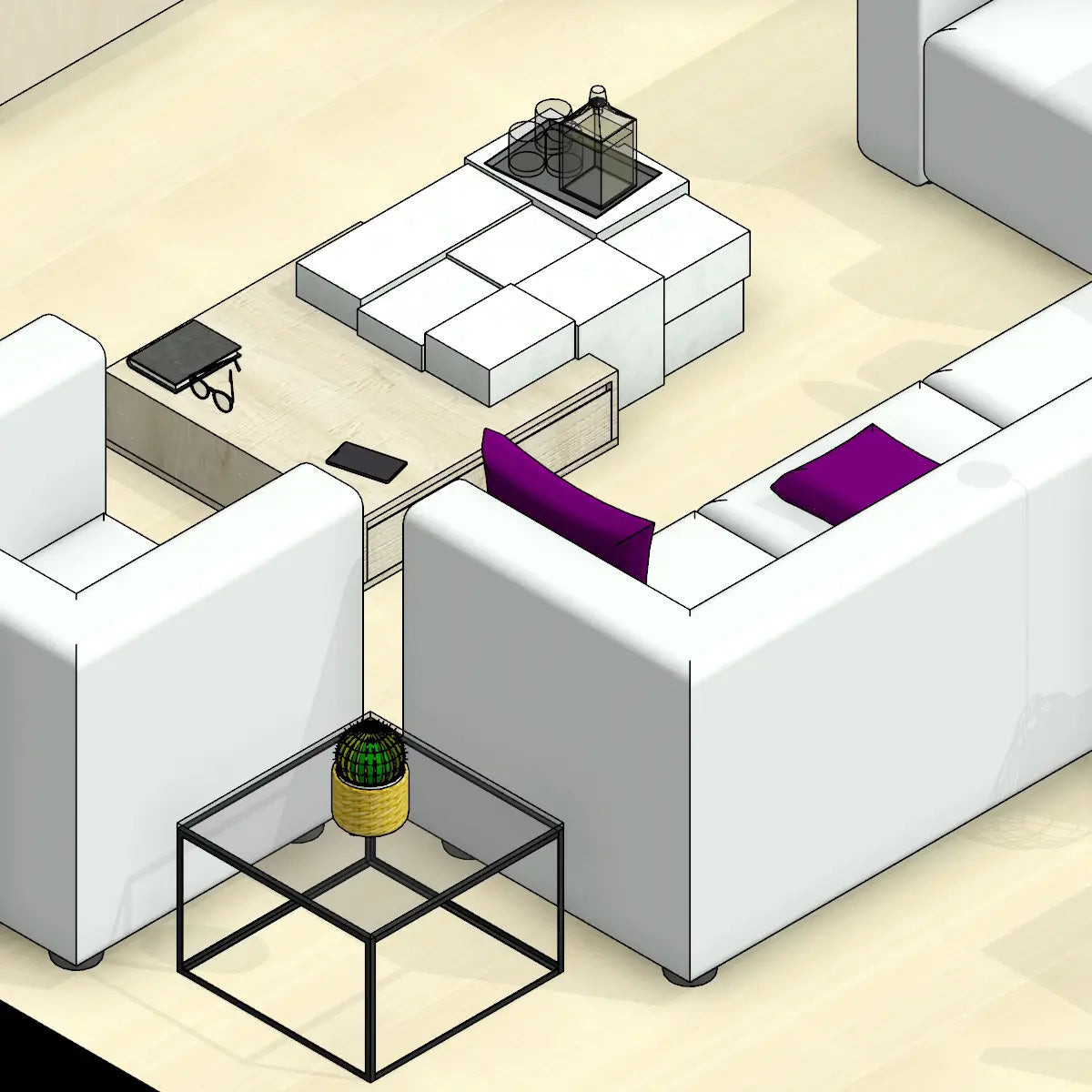 Coffee Tables Collection - Pack01