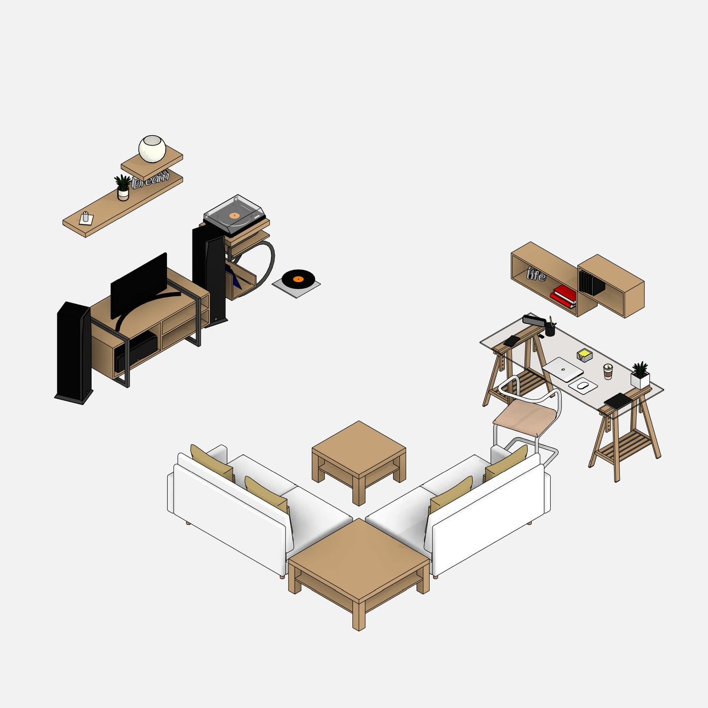 Indoor Furniture - Pack01