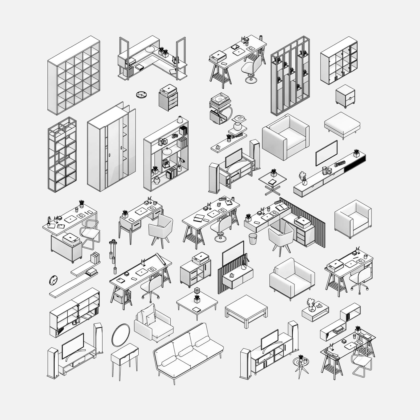 Indoor Furniture - Pack01