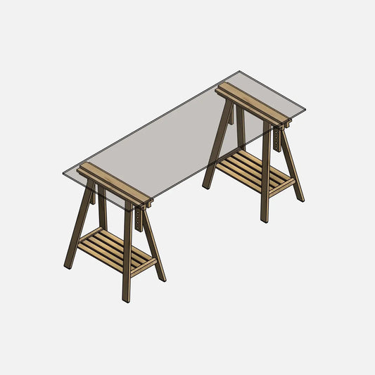 Muestra 🎁 Escritorio de oficina en casa 01