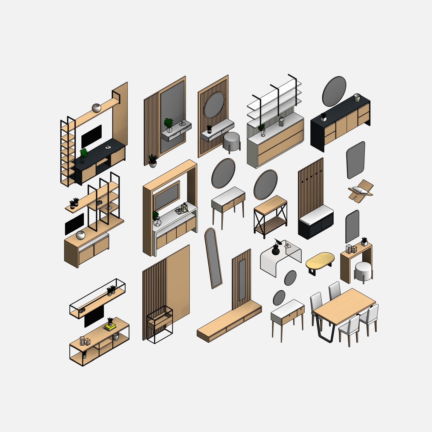 Indoor Furniture - Pack03