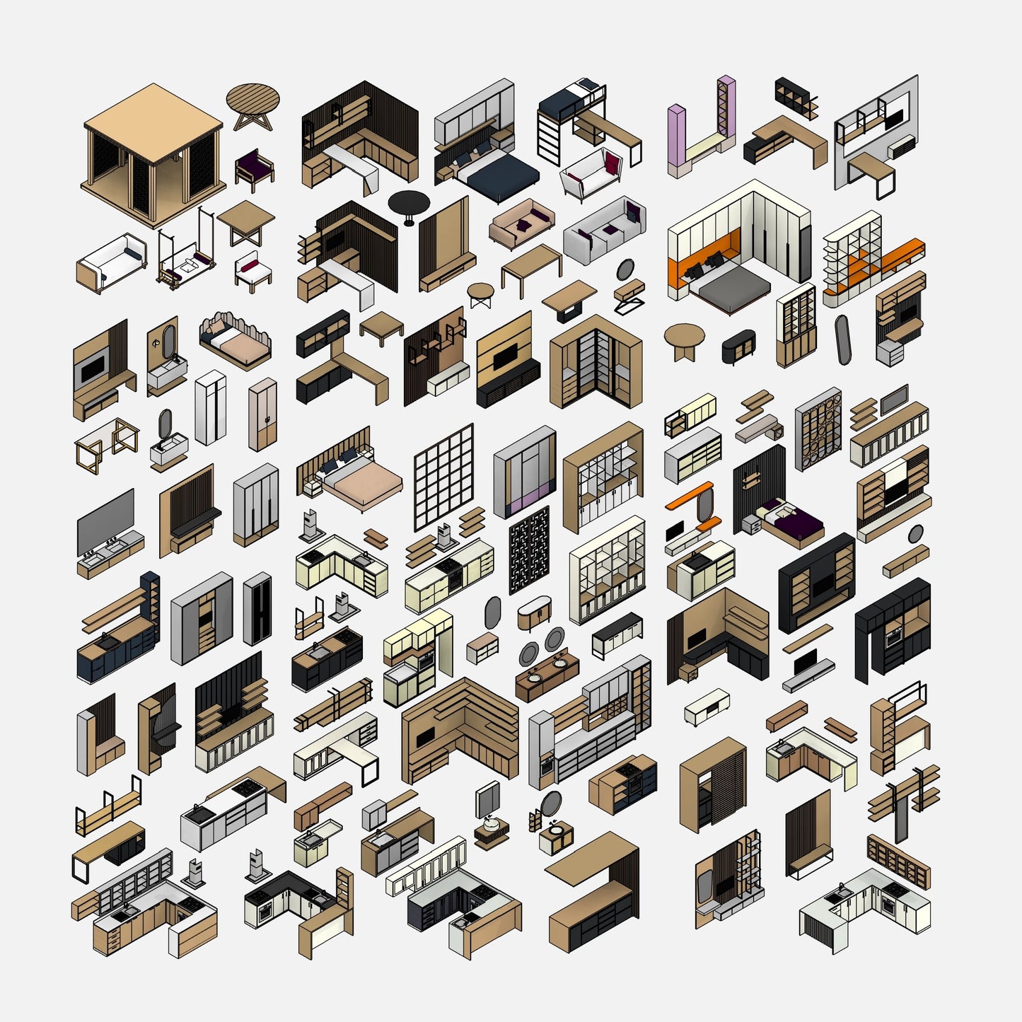 Indoor Furniture - Pack05