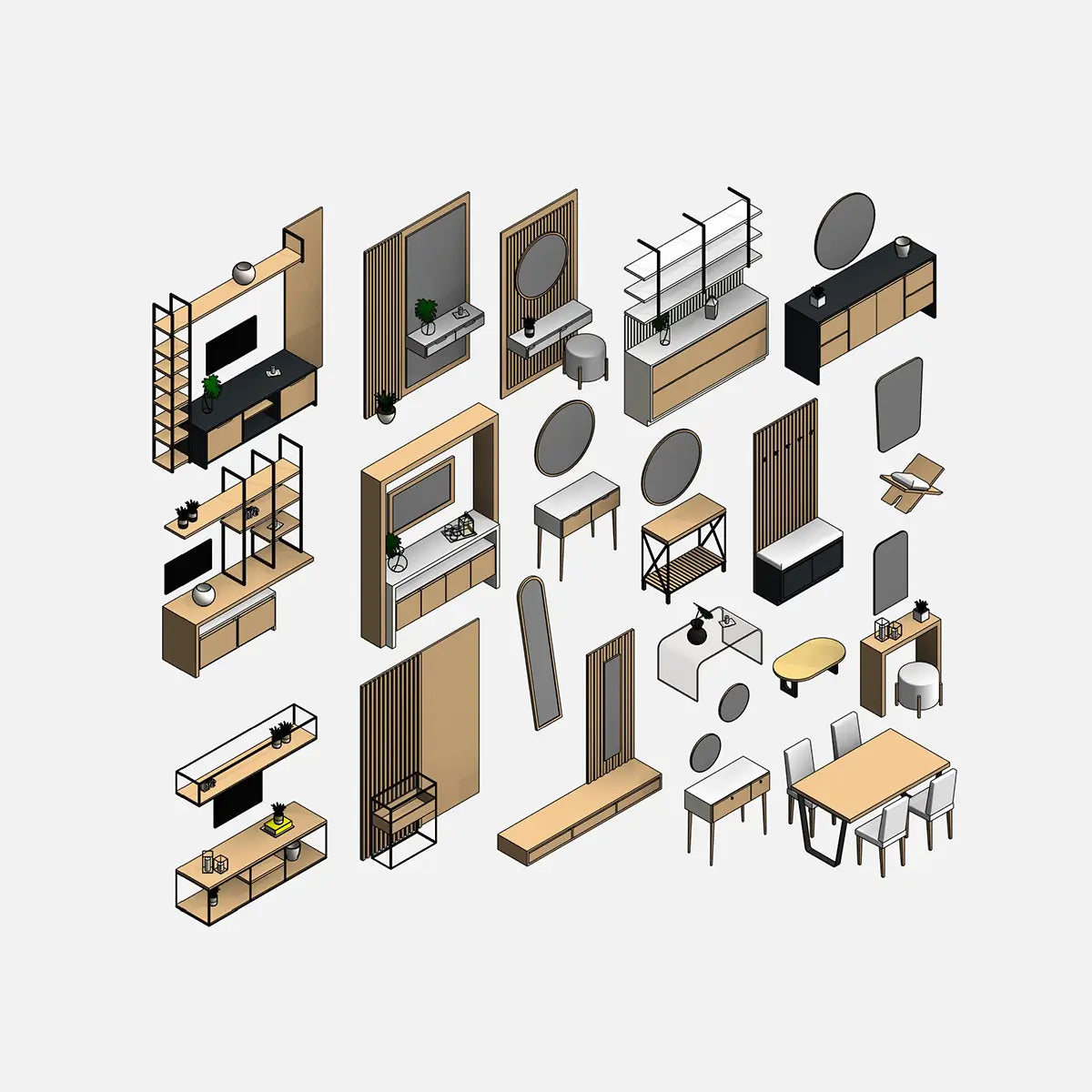 Indoor Furniture - Pack03