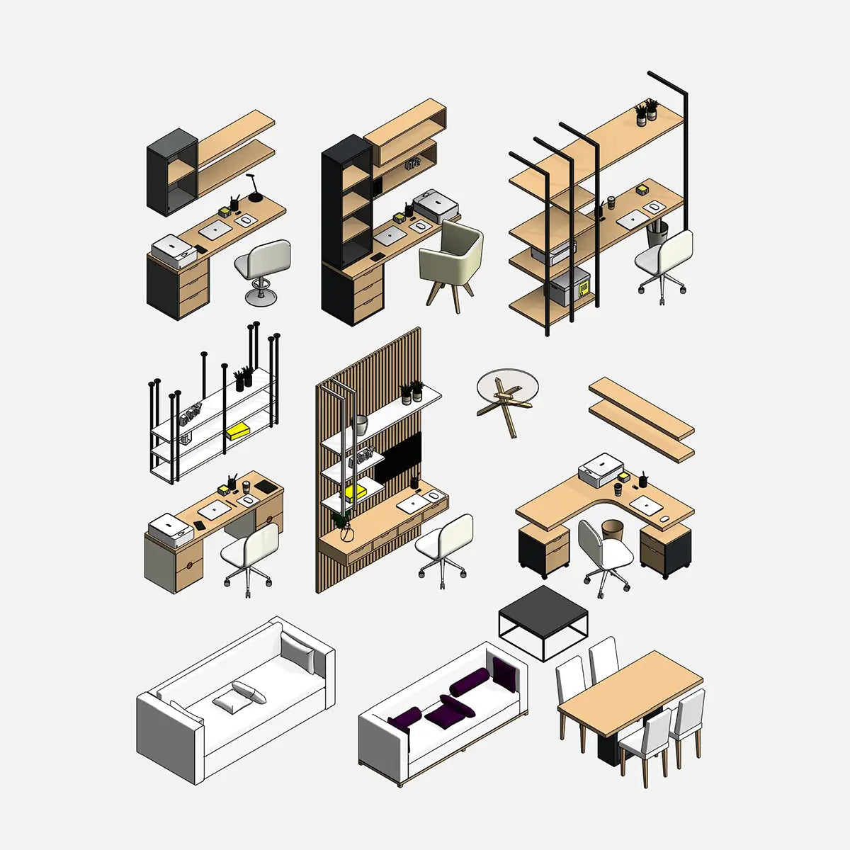 Indoor Furniture - Pack03