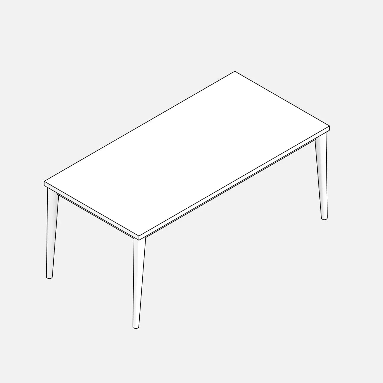 Sample 🎁 Rectangular Kitchen Table