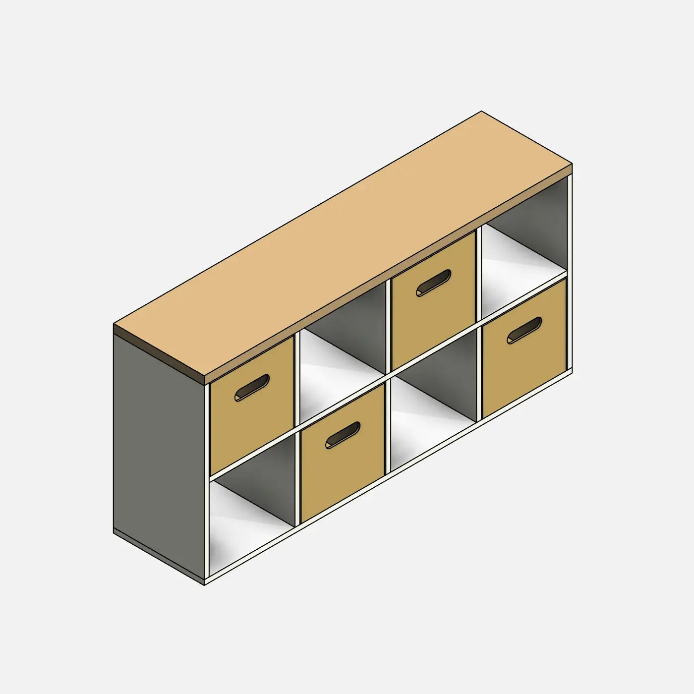 Muestra 🎁 Gabinete para utensilios de cocina