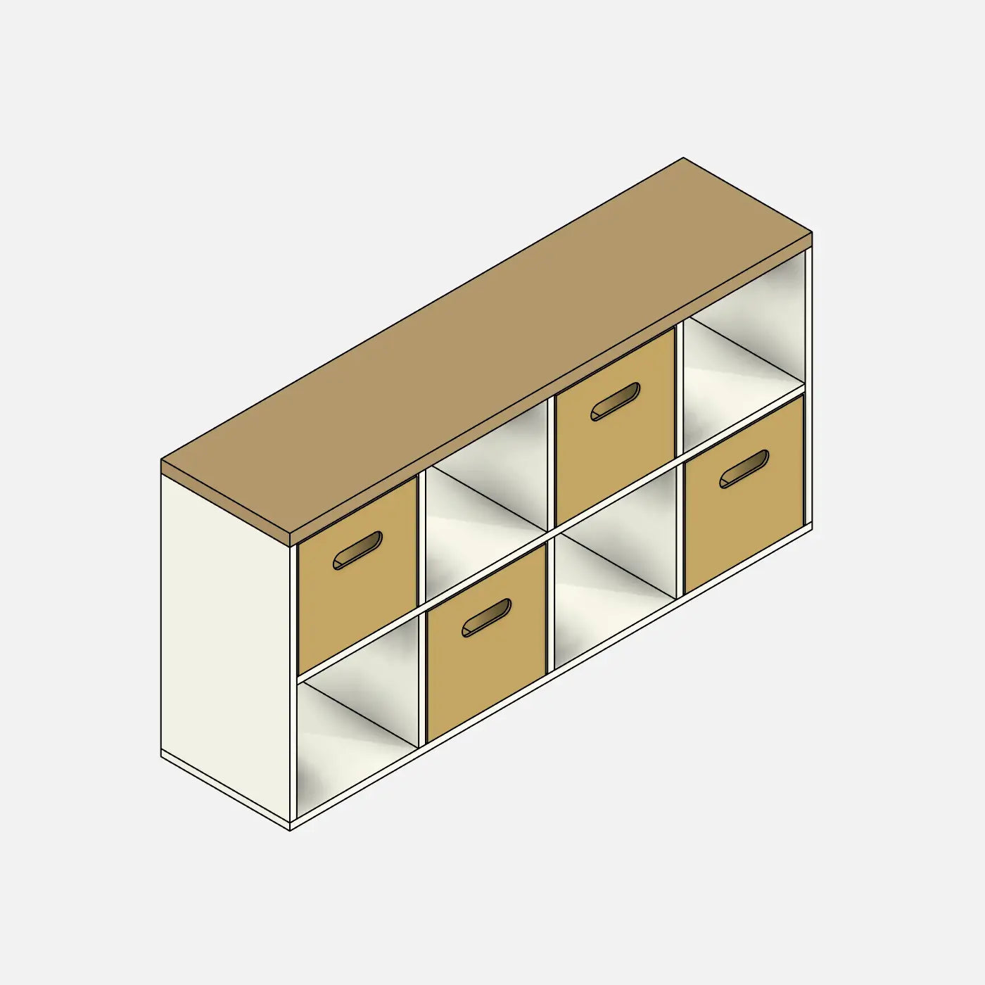 Muestra 🎁 Gabinete para utensilios de cocina