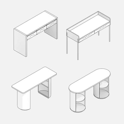 Minimalist Desks Collection - Pack01