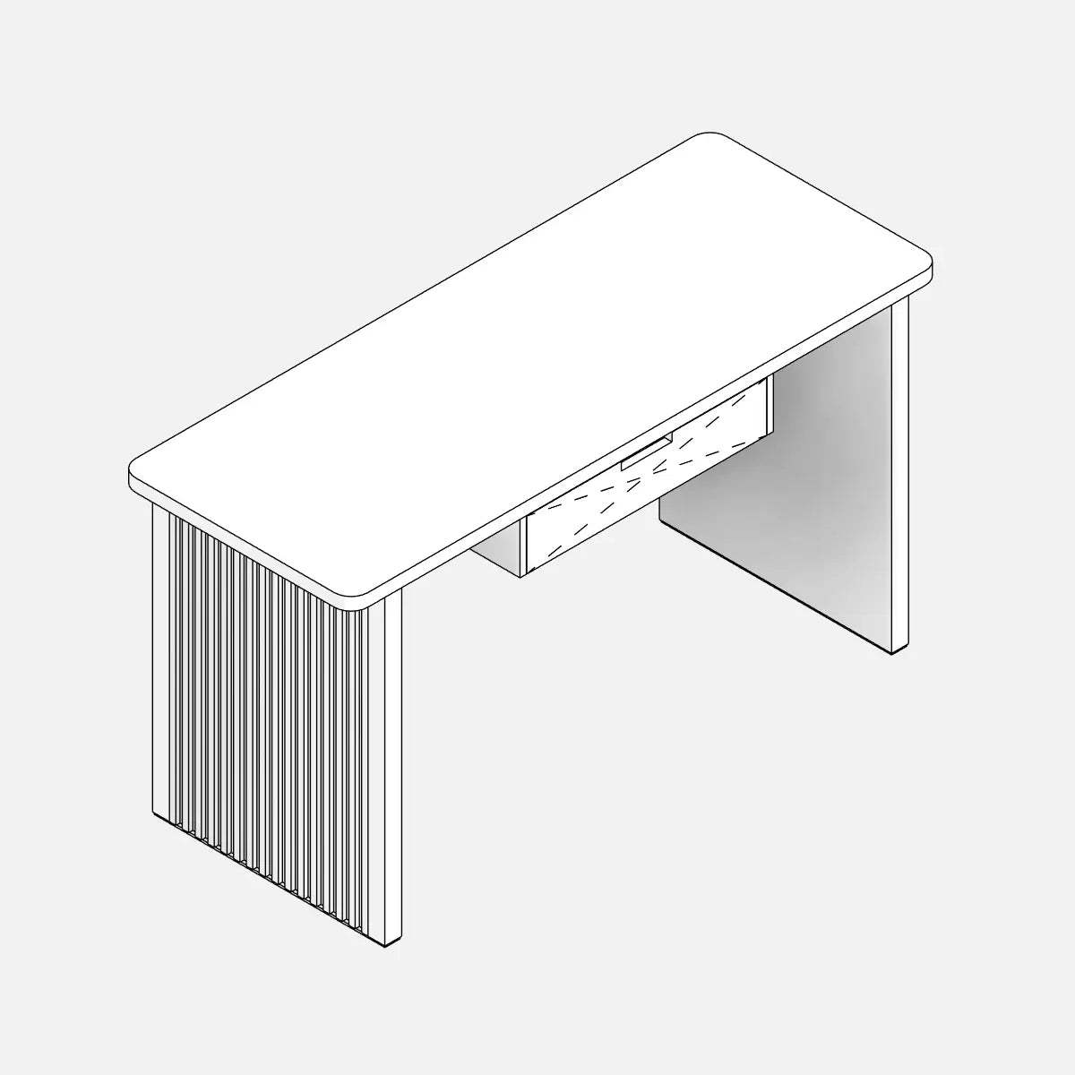 Home Office Desk 02 — Free Revit Family