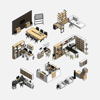 Office Furniture - Pack02