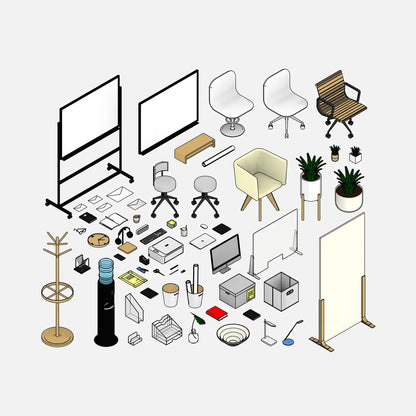 Office Furniture - Pack02