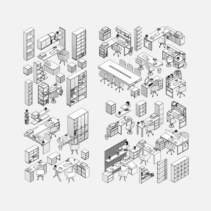Office Furniture - Pack01