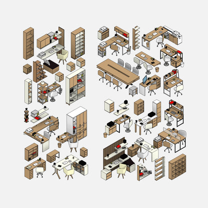 Office Furniture - Pack01