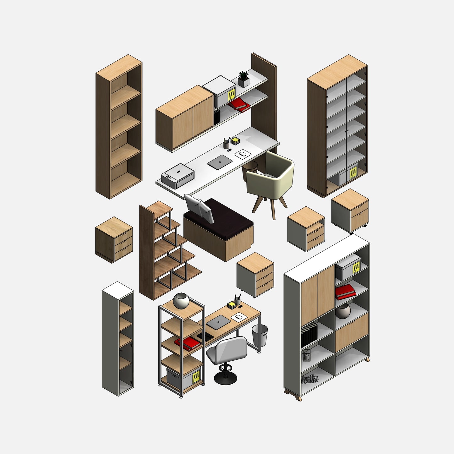 Office Furniture - Pack01