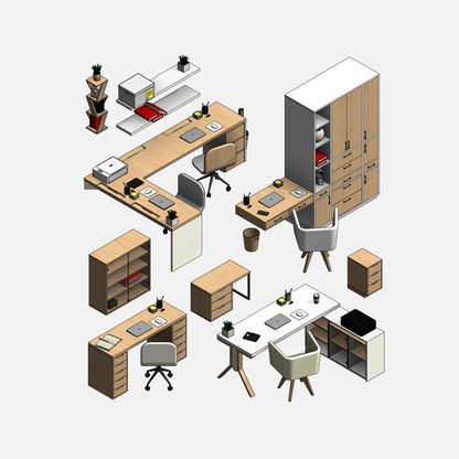 Office Furniture - Pack01