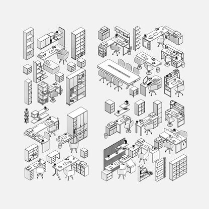 Office Furniture - Pack01