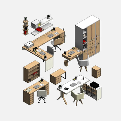 Office Furniture - Pack01