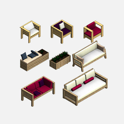 Outdoor Furniture - Pack01