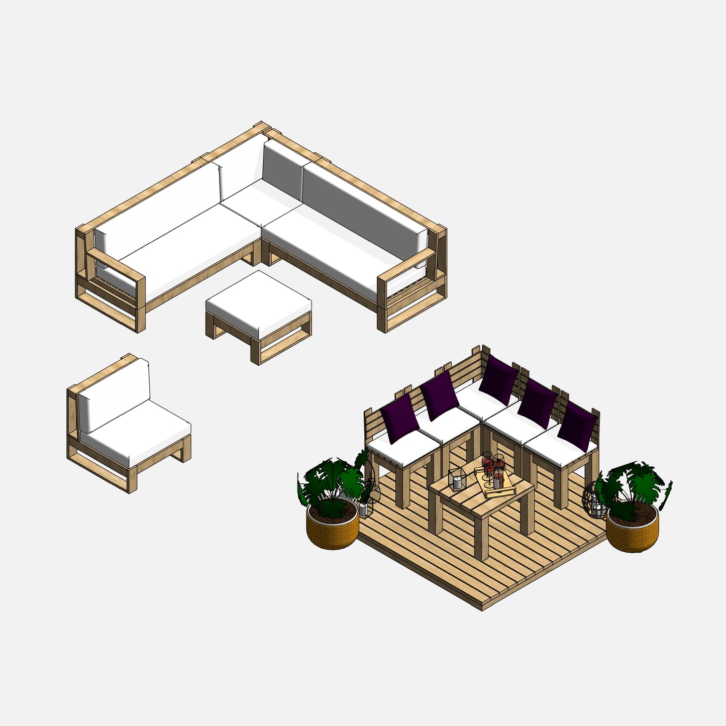 Outdoor Furniture - Pack01