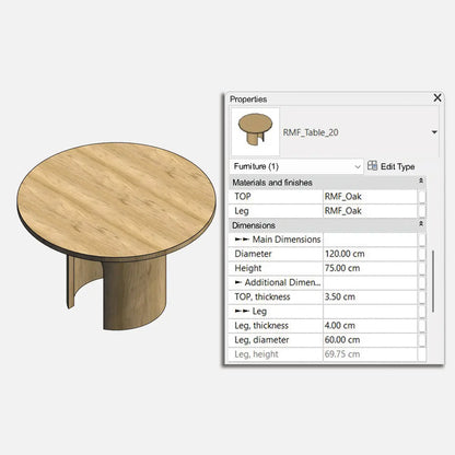Residential Tables Collection - Pack01