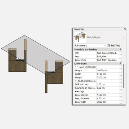 Residential Tables Collection - Pack01