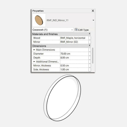 Muestra 🎁 Espejo circular